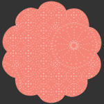 Sashiko Florette Coral