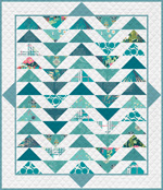 Temporarily out of stock Plenum Quilt - No.8 Teal Thoughts