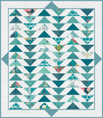 Temporarily out of stock Plenum Quilt - No.8 Teal Thoughts - HY