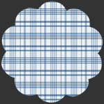 Happy Plaid Periwinkle