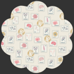 Floral Postage Pearl
