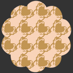 Deer Houndstooth Tan