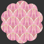 Courb Ikat Rose