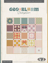 Geobloom Sampler Quilt by Sewcial Bee Collective